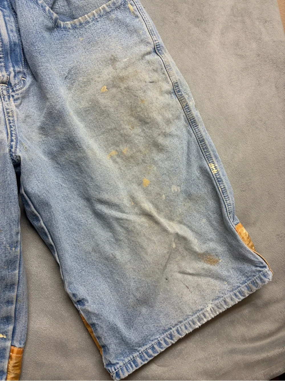 VTG Gasoline Ralph Nakash Denim Shorts 29 Baggy JNCO Style Skate Y2K Distressed